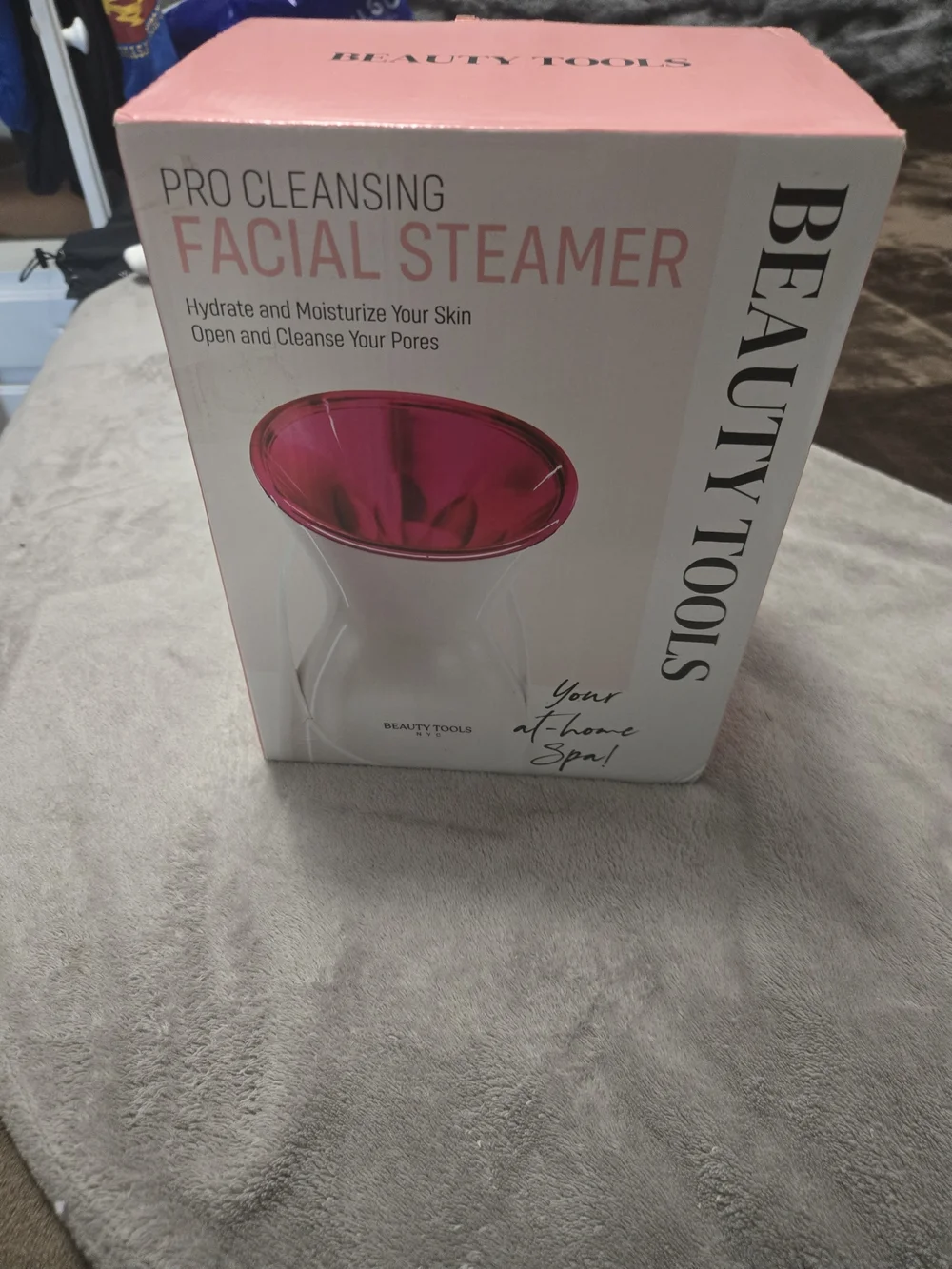 Beauty Tools Pro Cleansing Facial Steamer - Pink & White